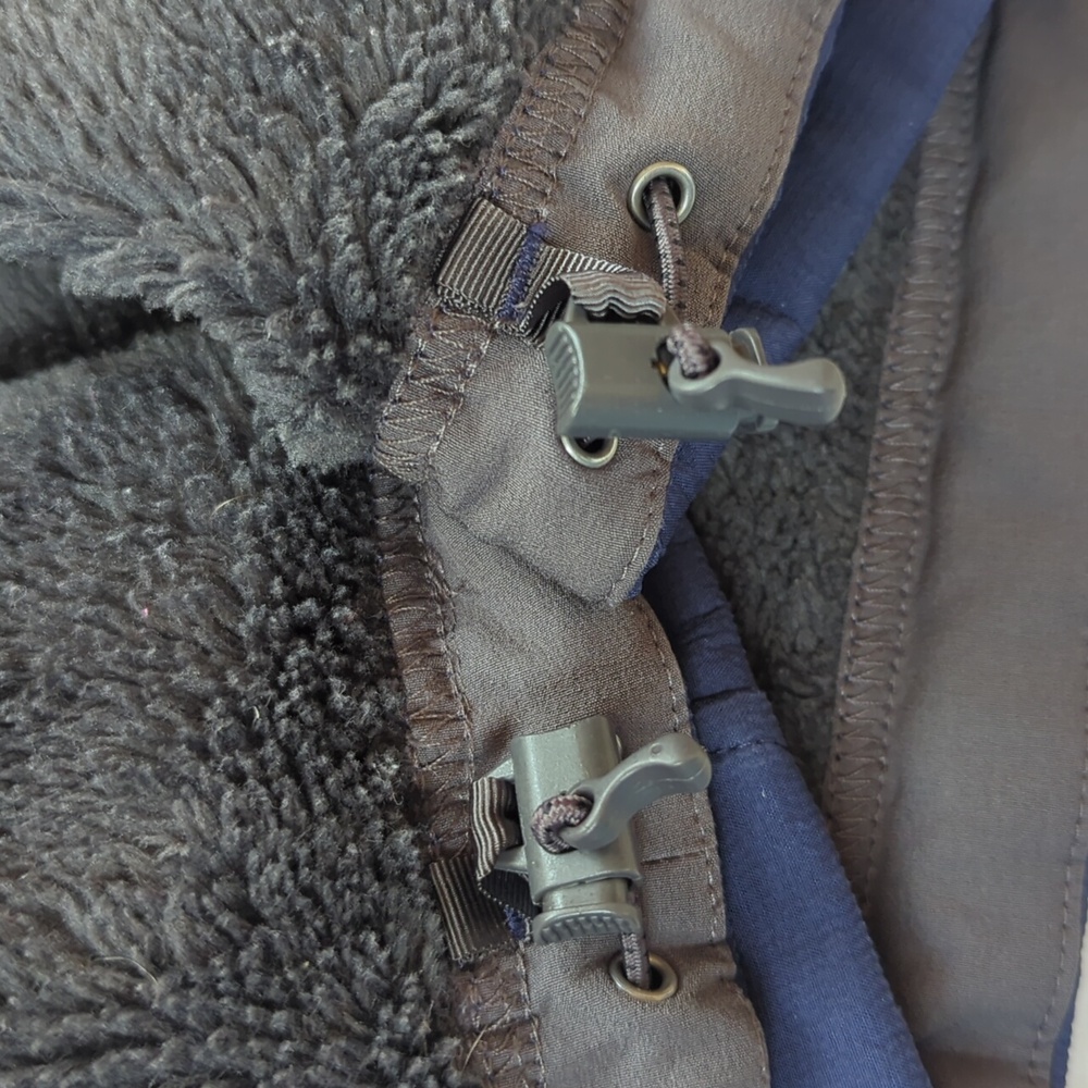 The North Face Apex Polartec Summit Series Jacket MEDIUM Blue Gray Pockets - Picture 9 of 16